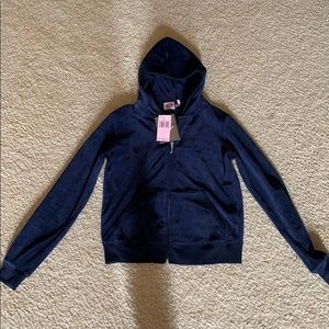 New Juicy Couture Navy Hoody